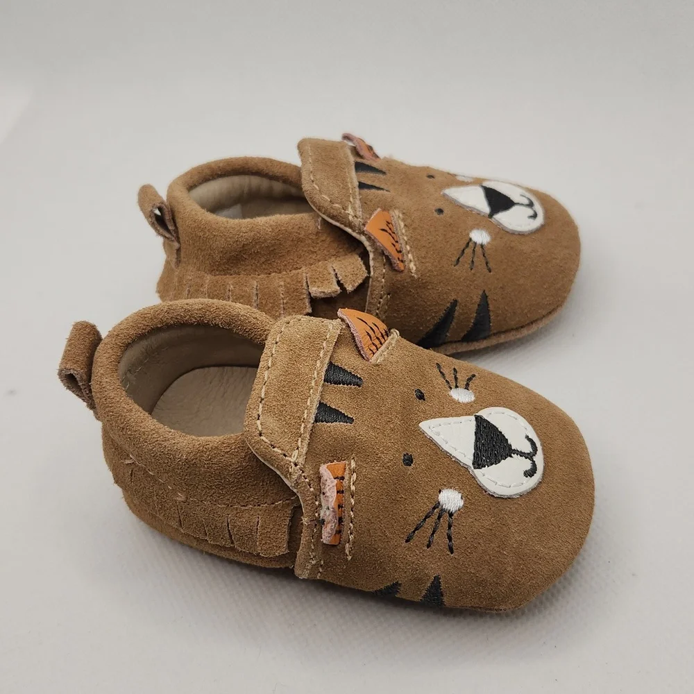 Robeez First Kicks Critter Fringe Tiger 0-3 M